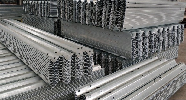 W Beam Crash Barrier